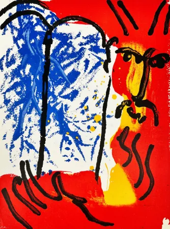 Литография Chagall - Moses I