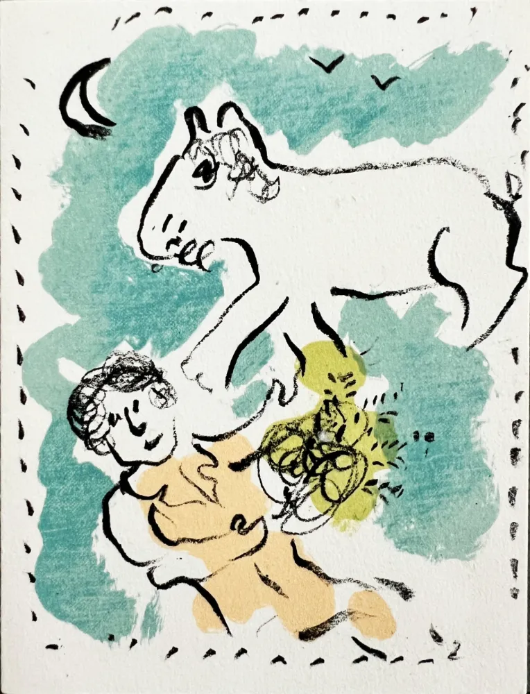 Литография Chagall - New Year's Card