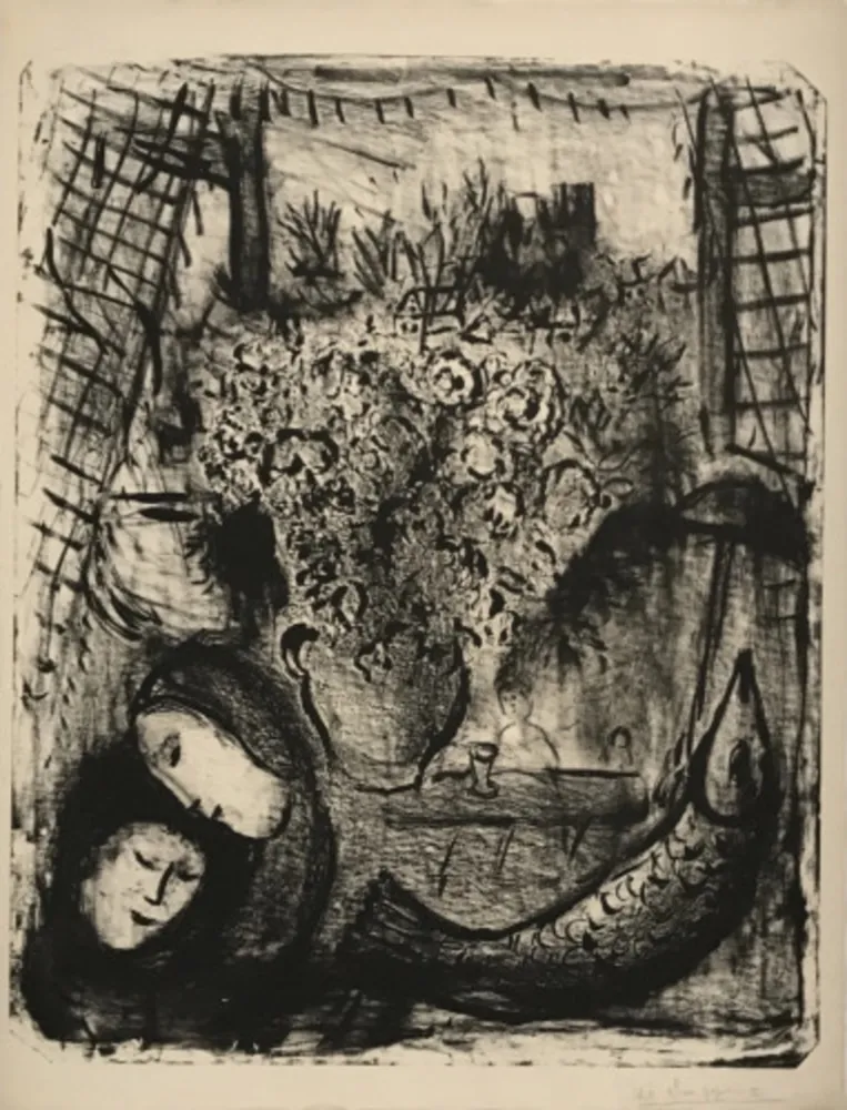Литография Chagall - Paysage