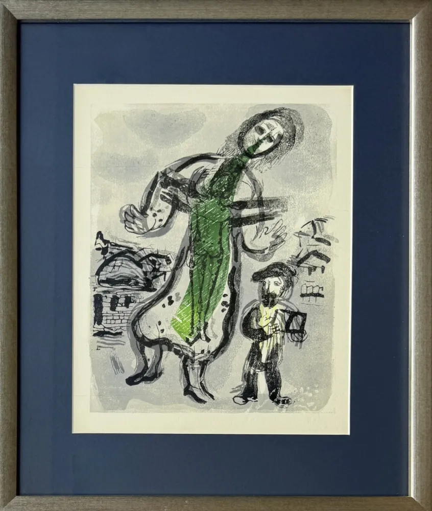 Гравюра На Дереве Chagall - Poèmes, Planche XIII