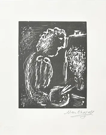 Линогравюра Chagall - Pour Vava, planche 1