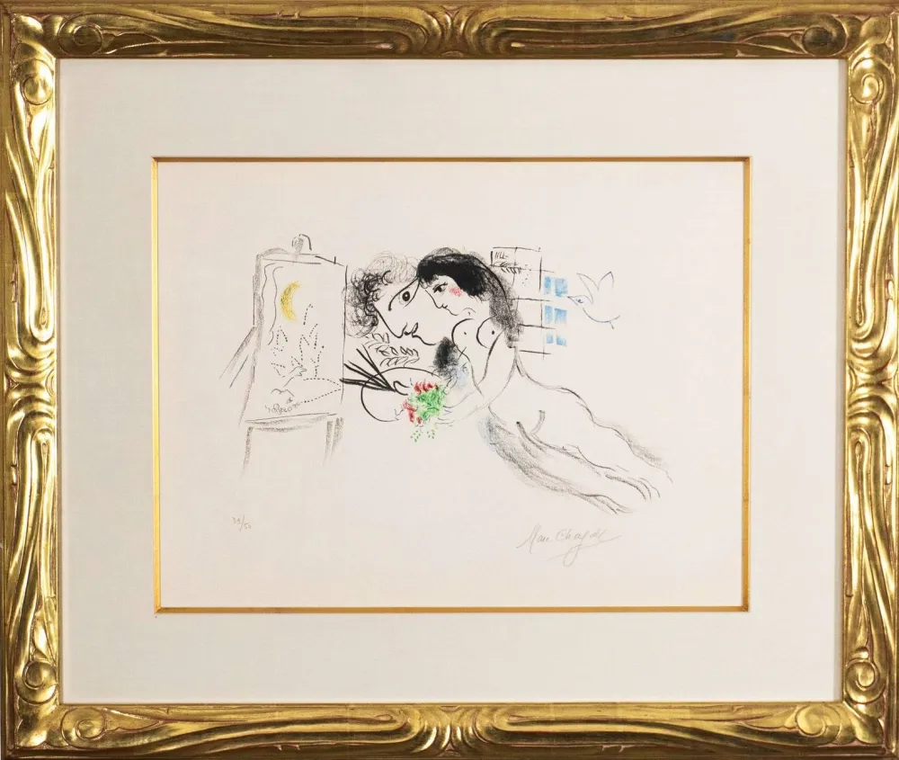 Литография Chagall - Rêve familier (Familiar Dream)