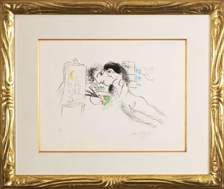 Литография Chagall - Rêve familier (Familiar Dream)