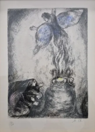 Гравюра Chagall - Sacrifice of Manoah