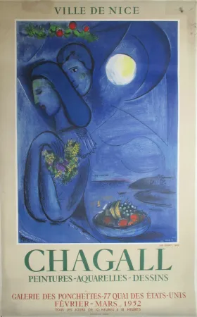 Литография Chagall - Saint-Jean- Cap-Ferrat