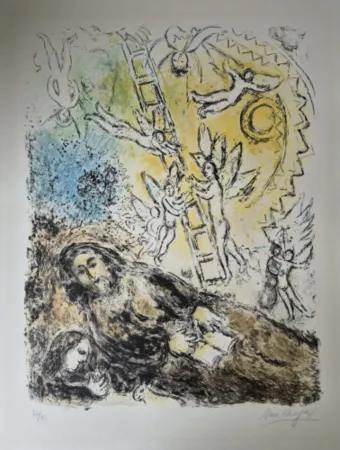 Литография Chagall - The Prophet