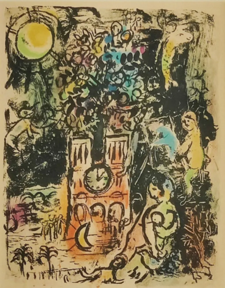 Литография Chagall - The Tree of Jesse (L'Arbre de Jessé)