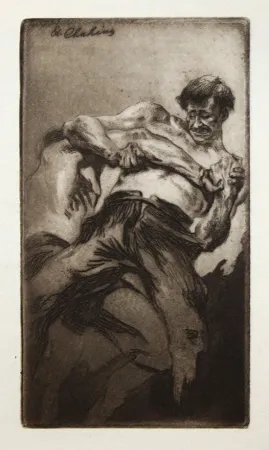 Офорт И Аквитанта Chahine - Croc en jambe