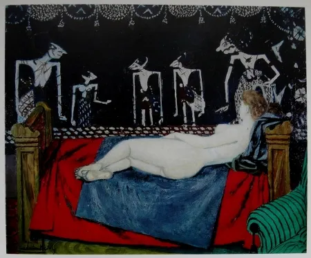 Иллюстрированная Книга Chapelain-Midy - CATOGUE EXPOSITION JAPON et 3 Lettres manuscrites / JAPAN EXHIBITION CATALOG and 3 handwriter letters 