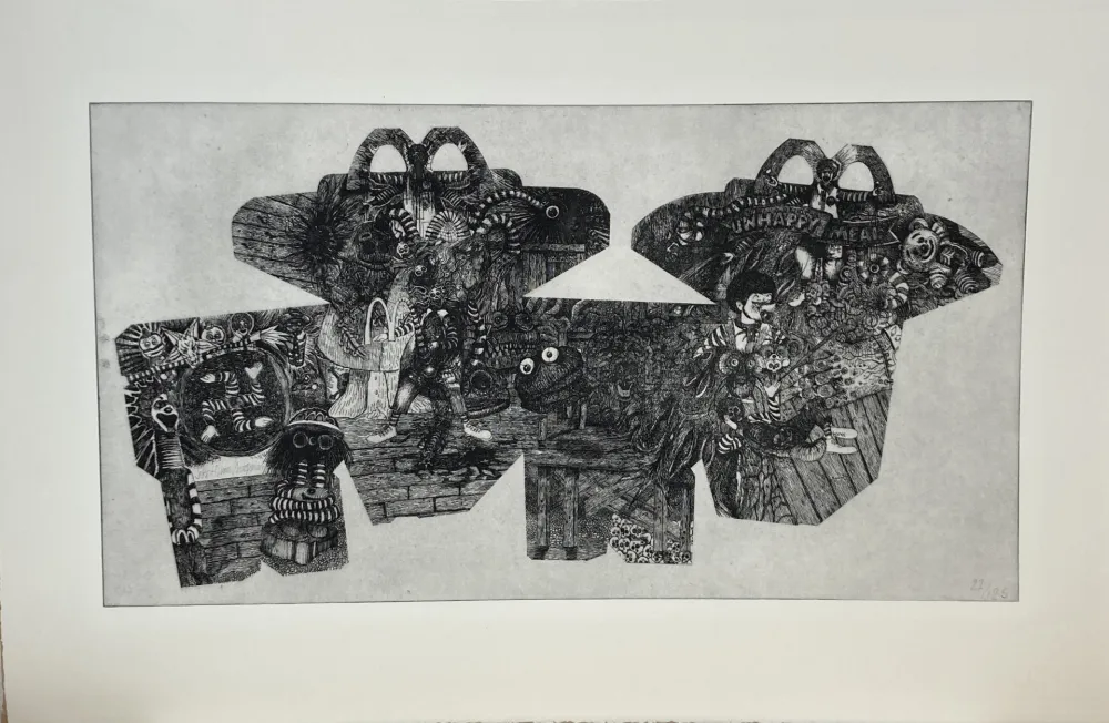 Офорт Chapman - Unhappy Meal, 2002