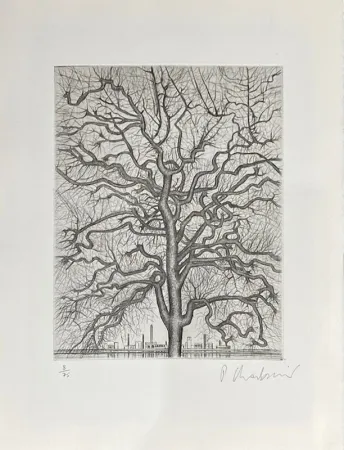 Офорт Charbonnier  - Le monde de l'art n'est pas le monde du pardon 