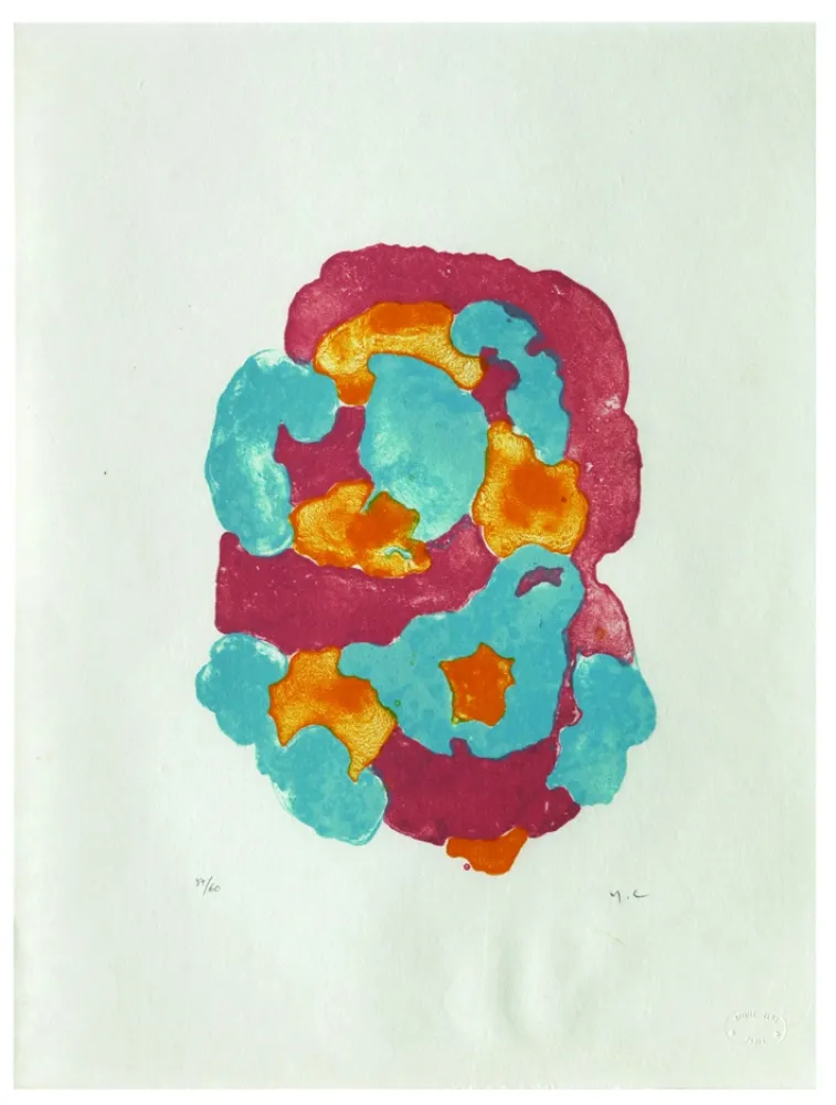 Литография Chaudouët - Lichens 1