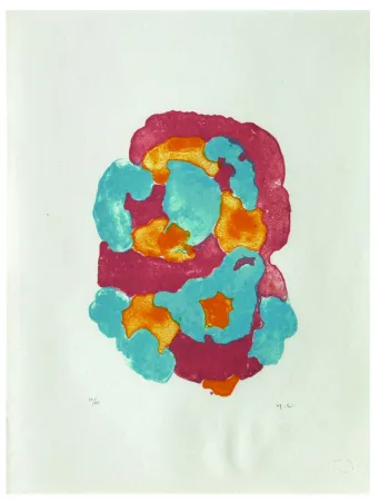 Литография Chaudouët - Lichens 1