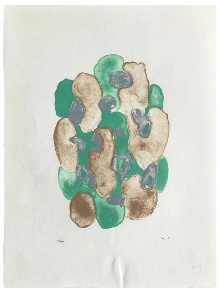 Литография Chaudouët - Lichens 3