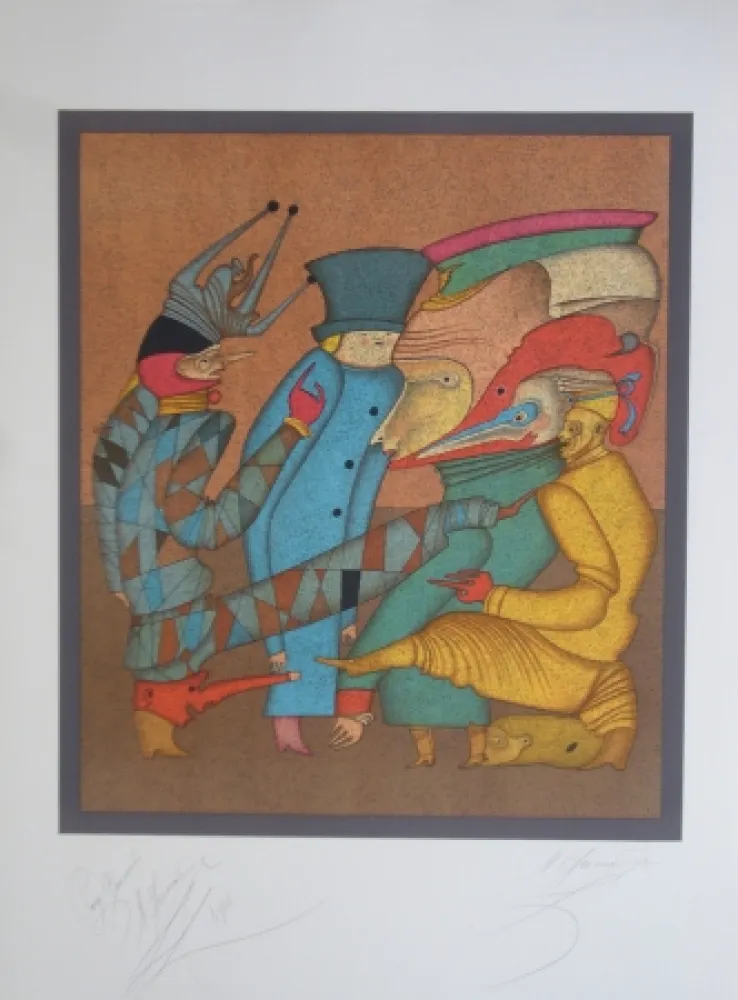 Литография Chemiakin - Carnaval