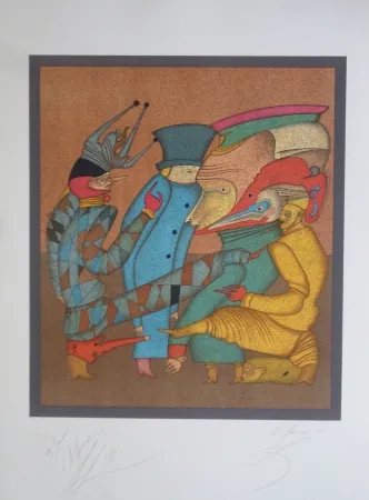 Литография Chemiakin - Carnaval