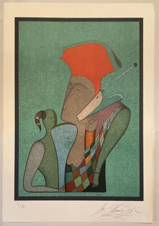 Литография Chemiakin - Grand carnaval de Saint Pétersbourg