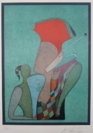 Литография Chemiakin - Grand carnaval de Saint Petersbourg 2