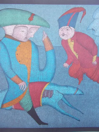 Литография Chemiakin - Le grand carnaval de St Petersbourg 3