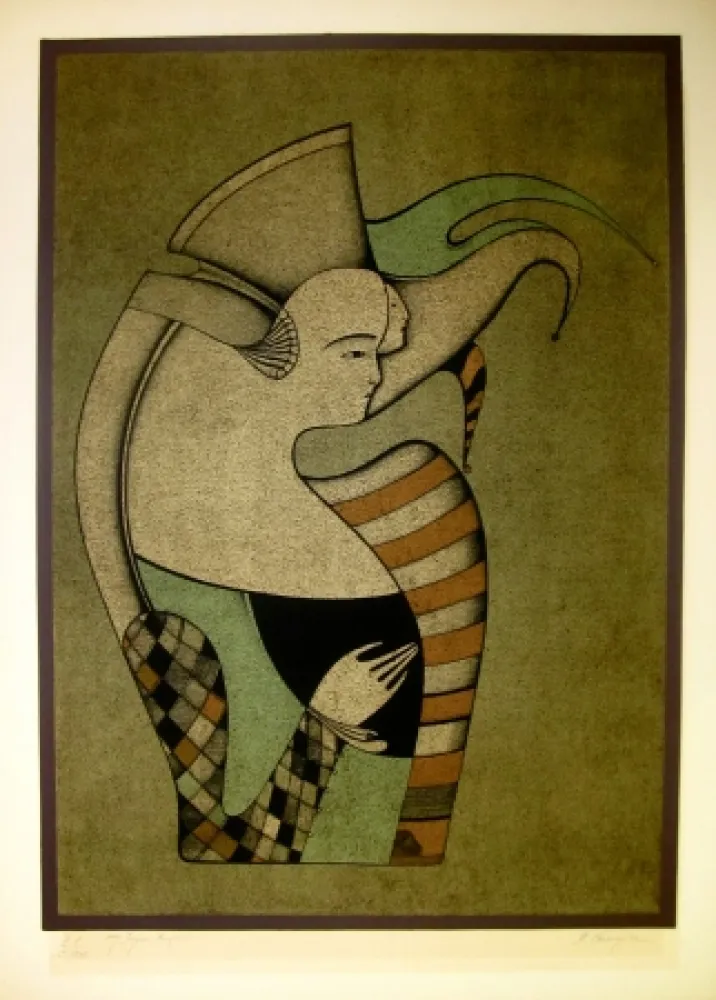 Литография Chemiakin - Personnage fantastique