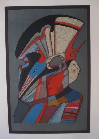 Литография Chemiakin - Sans titre