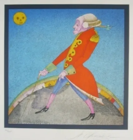 Литография Chemiakin - Suite Carnaval de Saint Petersbourg 1