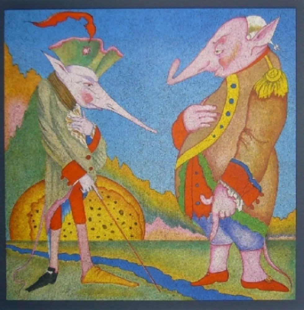 Литография Chemiakin - Suite Carnaval de Saint Petersbourg 10