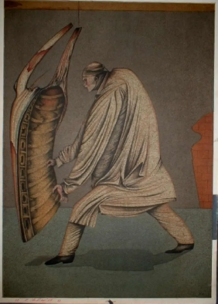 Литография Chemiakin - Ventre de Paris 10