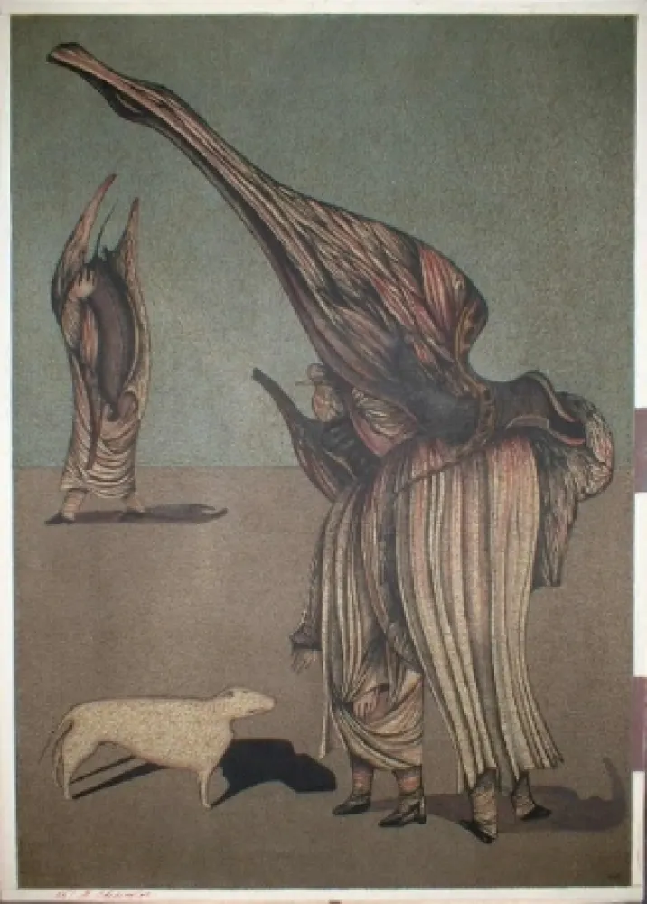 Литография Chemiakin - Ventre de Paris 6