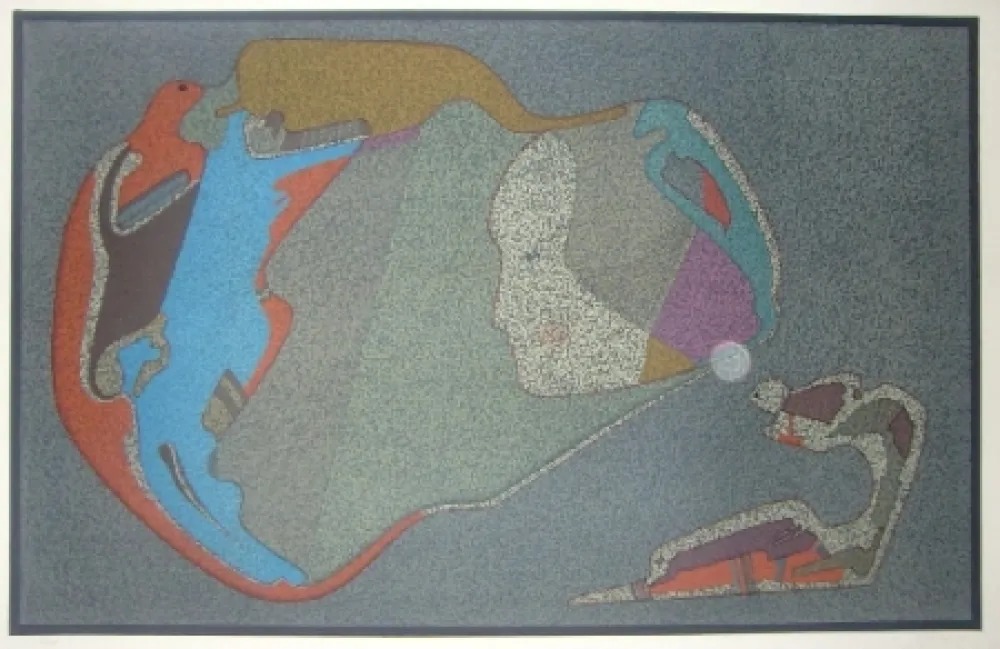 Литография Chemiakin - Visage monde