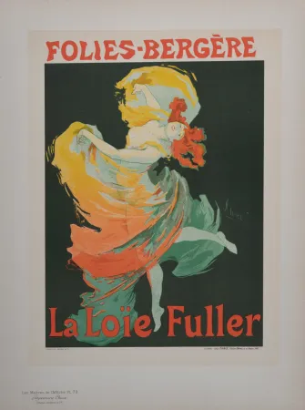 Литография Cheret - La Loïe Fuller, Les Maitres de L’Affiche, 1897