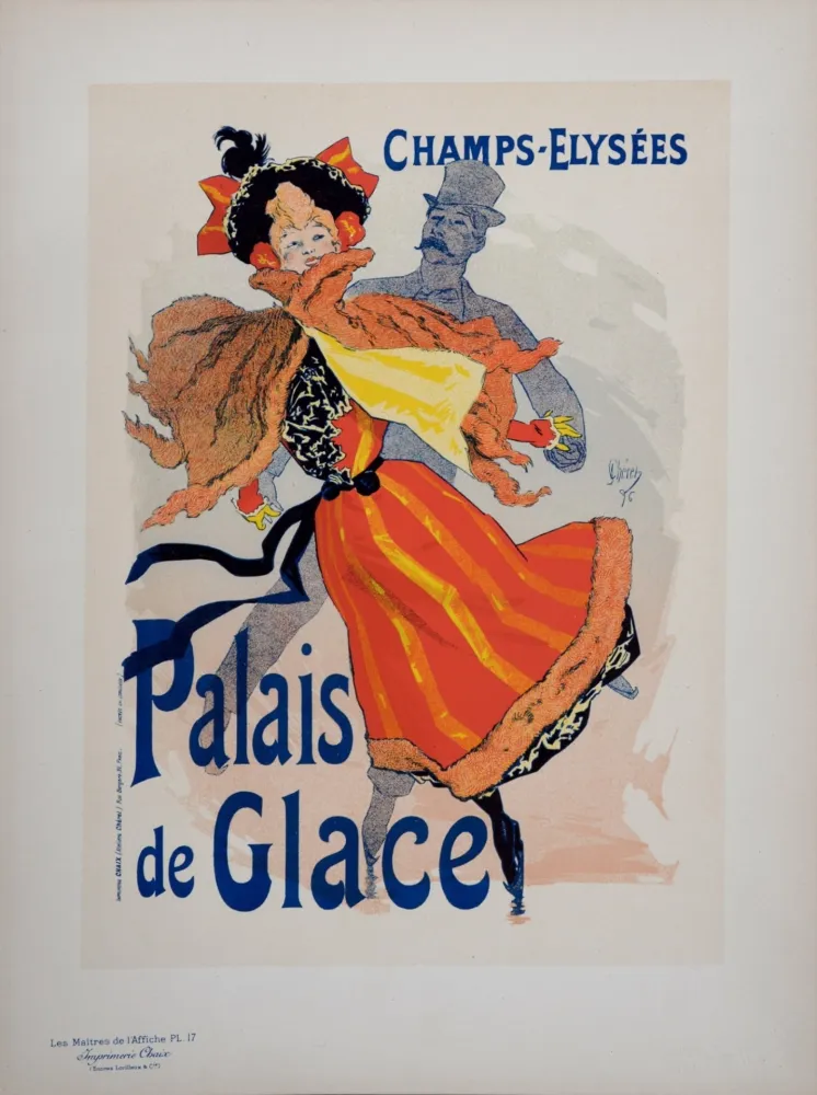 Литография Cheret - Les Palais de Glace, Les Maitres de L’Affiche