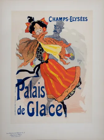 Литография Cheret - Les Palais de Glace, Les Maitres de L’Affiche