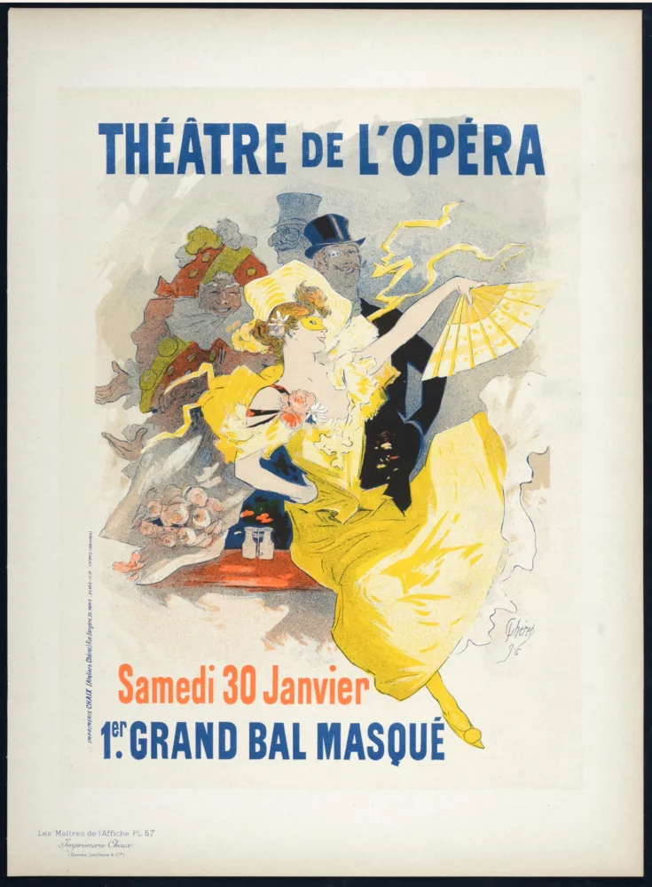 Литография Cheret - Maitres de L'affiche : Théâtre de l'Opéra, 1897