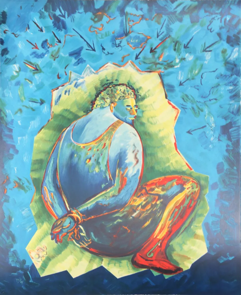 Литография Chia - Bound Man