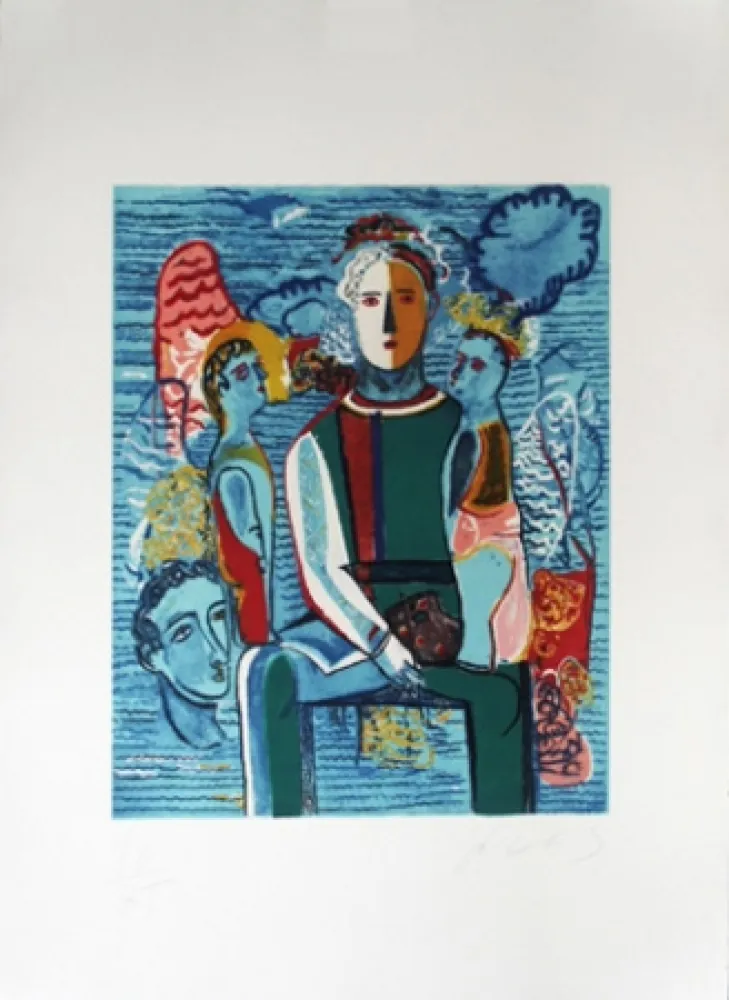 Акватинта Chia - Il Pittore