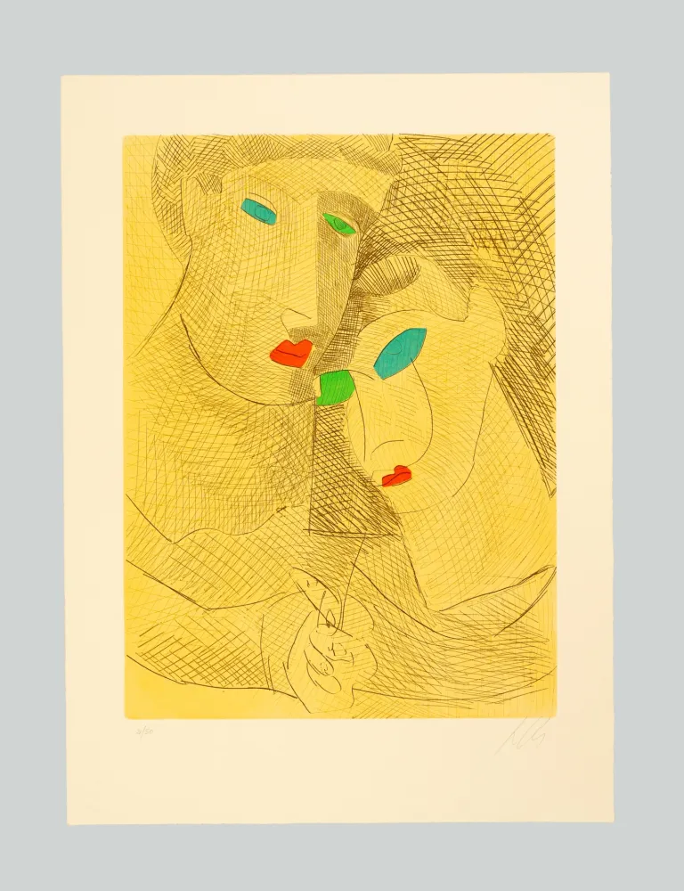 Офорт И Аквитанта Chia - Improvvisazioni su Leonardo (D)