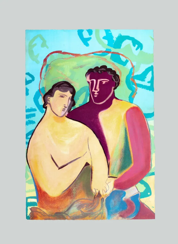 Сериграфия Chia - Noi due