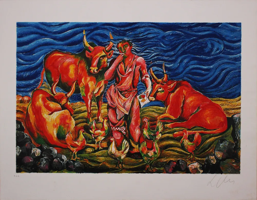 Литография Chia -  Pastorale