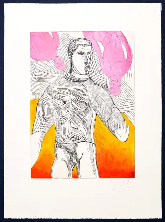 Гравюра Chia - Sandro Chia (1946) - Elektra - Etching aquatint engravings on paper - 1995