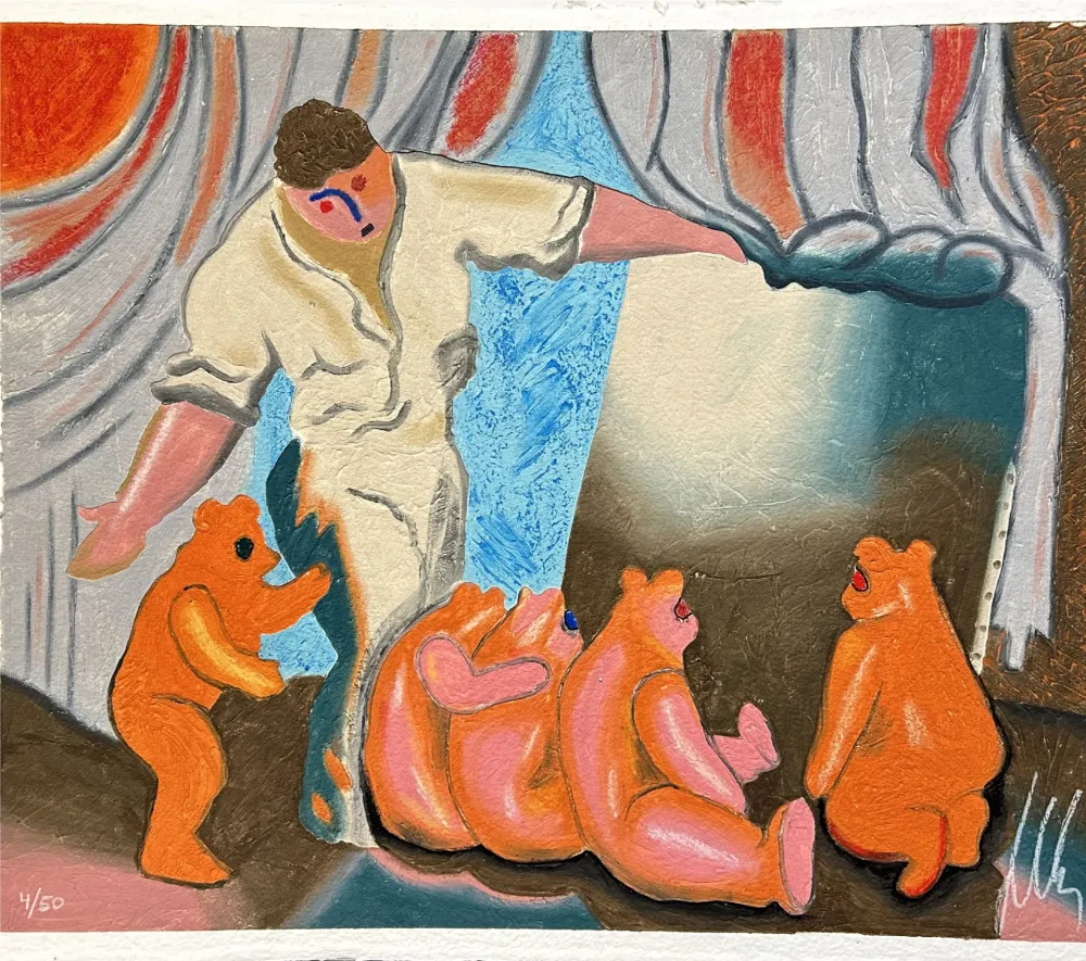 Офорт И Аквитанта Chia - Untitled 6 (from Ten Masterprints)
