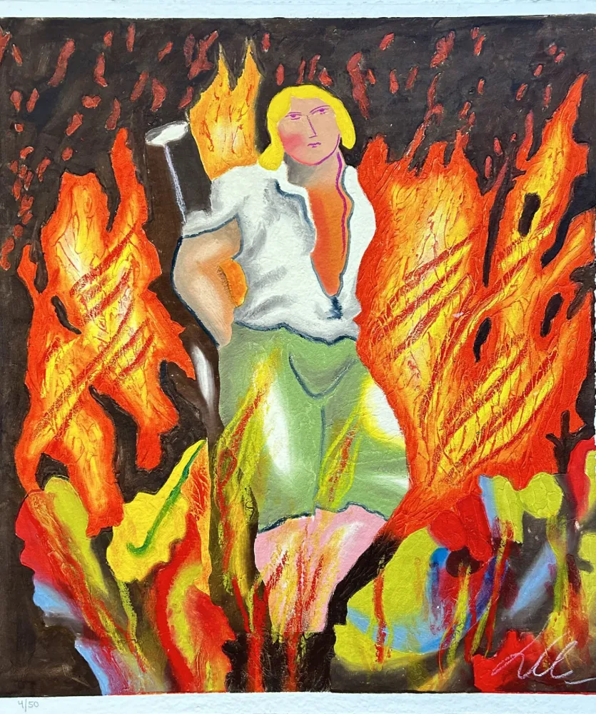 Офорт И Аквитанта Chia - Untitled 8 (from Ten Masterprints)