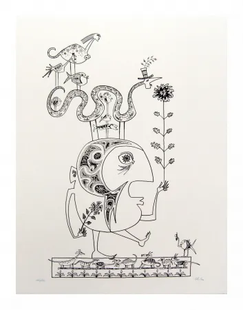 Литография Chica - Hommage à Brauner