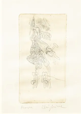 Офорт Chighine - Cristo