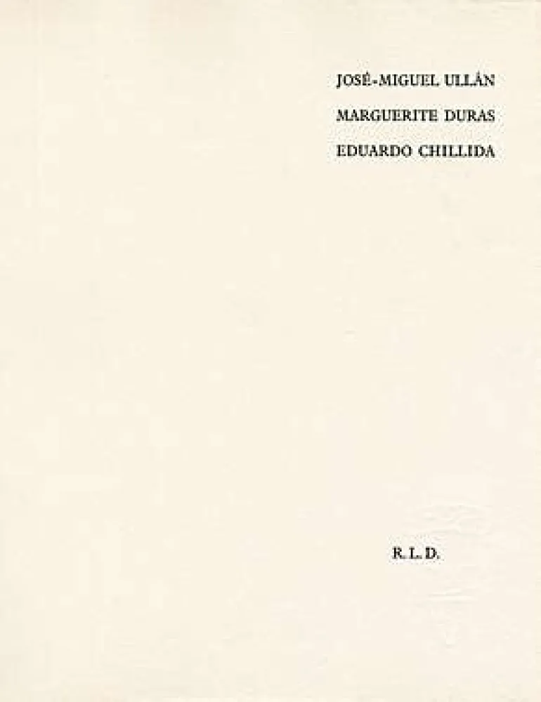 Иллюстрированная Книга Chillida - Adoración