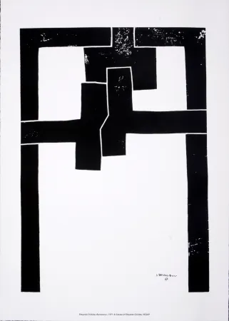 Сериграфия Chillida - (After) Barcelona I, 1971