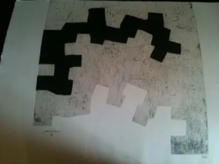 Офорт Chillida - Aldikatu III