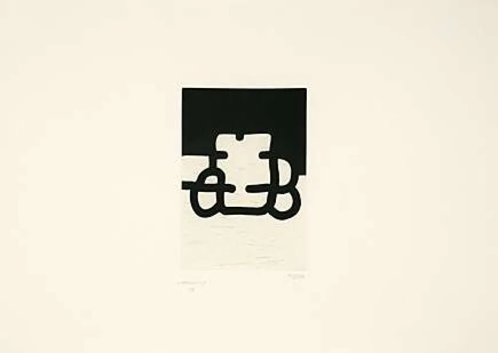 Акватинта Chillida - Antzo VIII