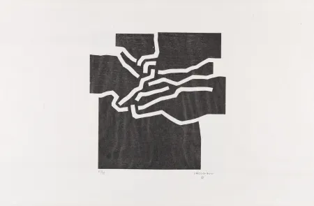 Гравюра На Дереве Chillida - Beltza IV