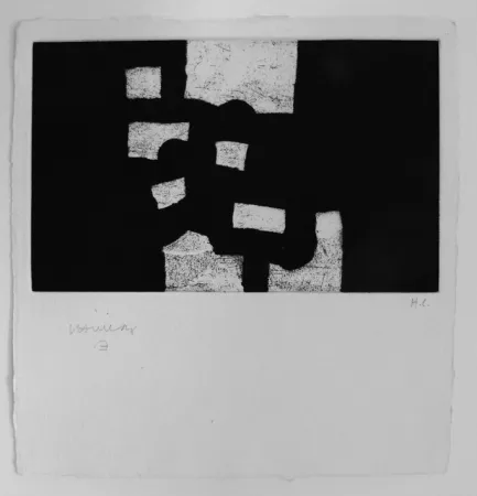 Гравюра Chillida - Bultzada